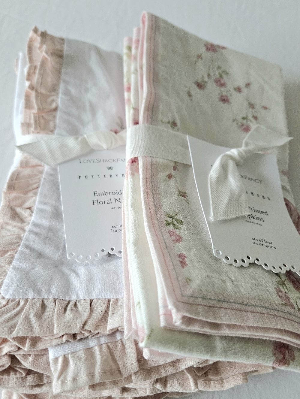 Love Shack Fancy- 8 Dinner Napkins